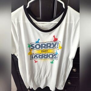 Torrid "Sorry Not Sorry" Ringer Tee